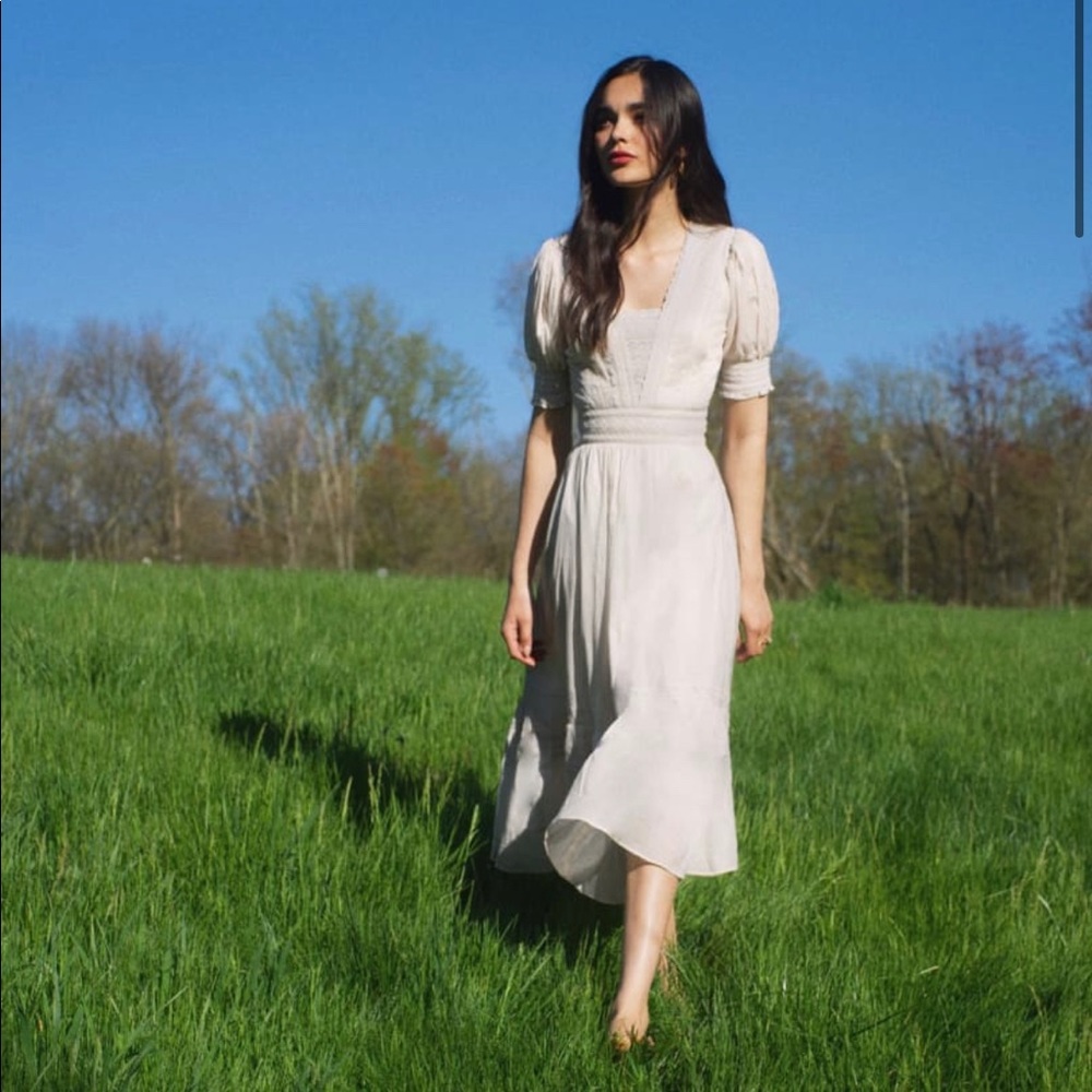 Vintage Dress in ivory